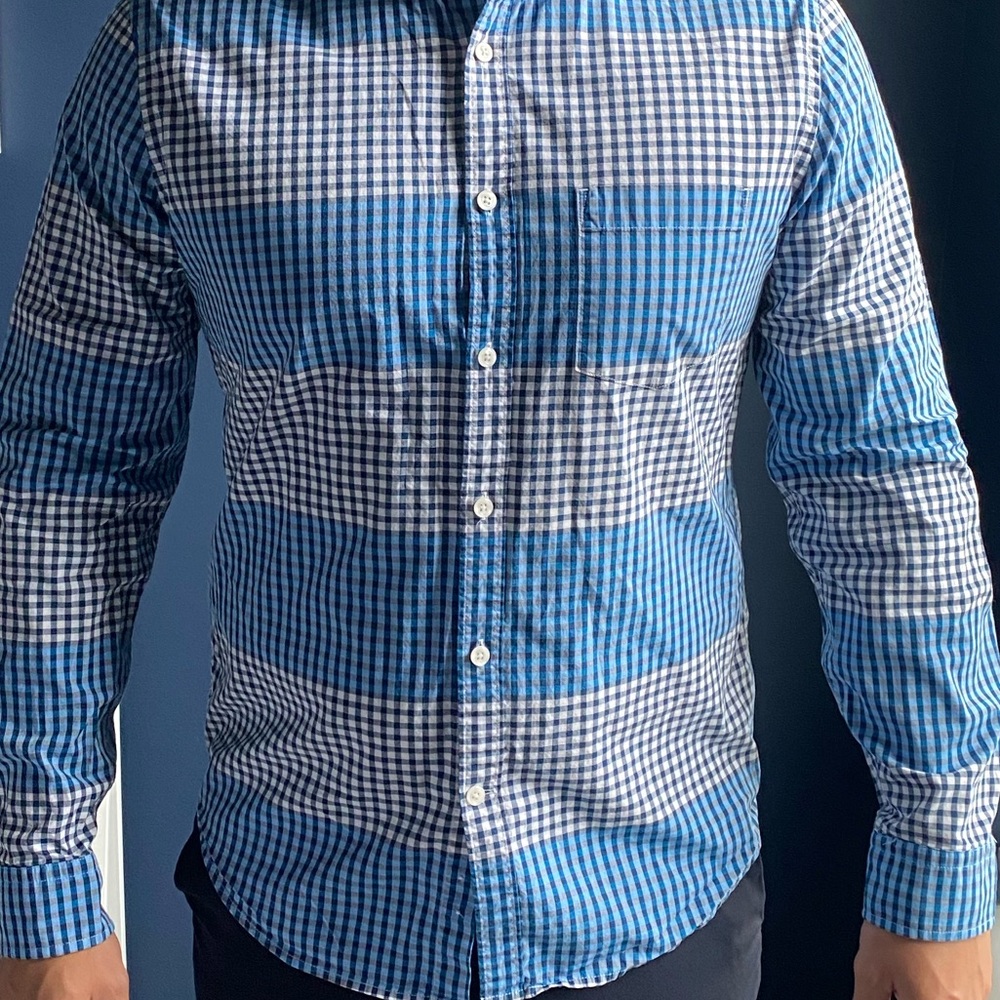 Express Men shirt Untucked Regular fit size M
